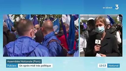 Manifestation des policiers : Gérald Darmanin présent lors du rassemblement