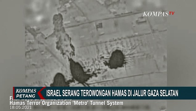Israel Serang Terowongan Hamas di Jalur Gaza Selatan