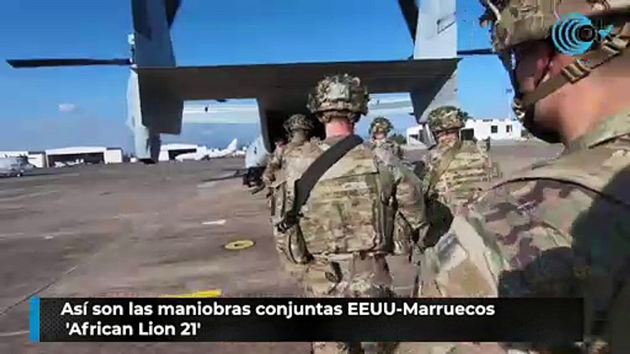 Así son las maniobras conjuntas EEUU-Marruecos 'African Lion 21'