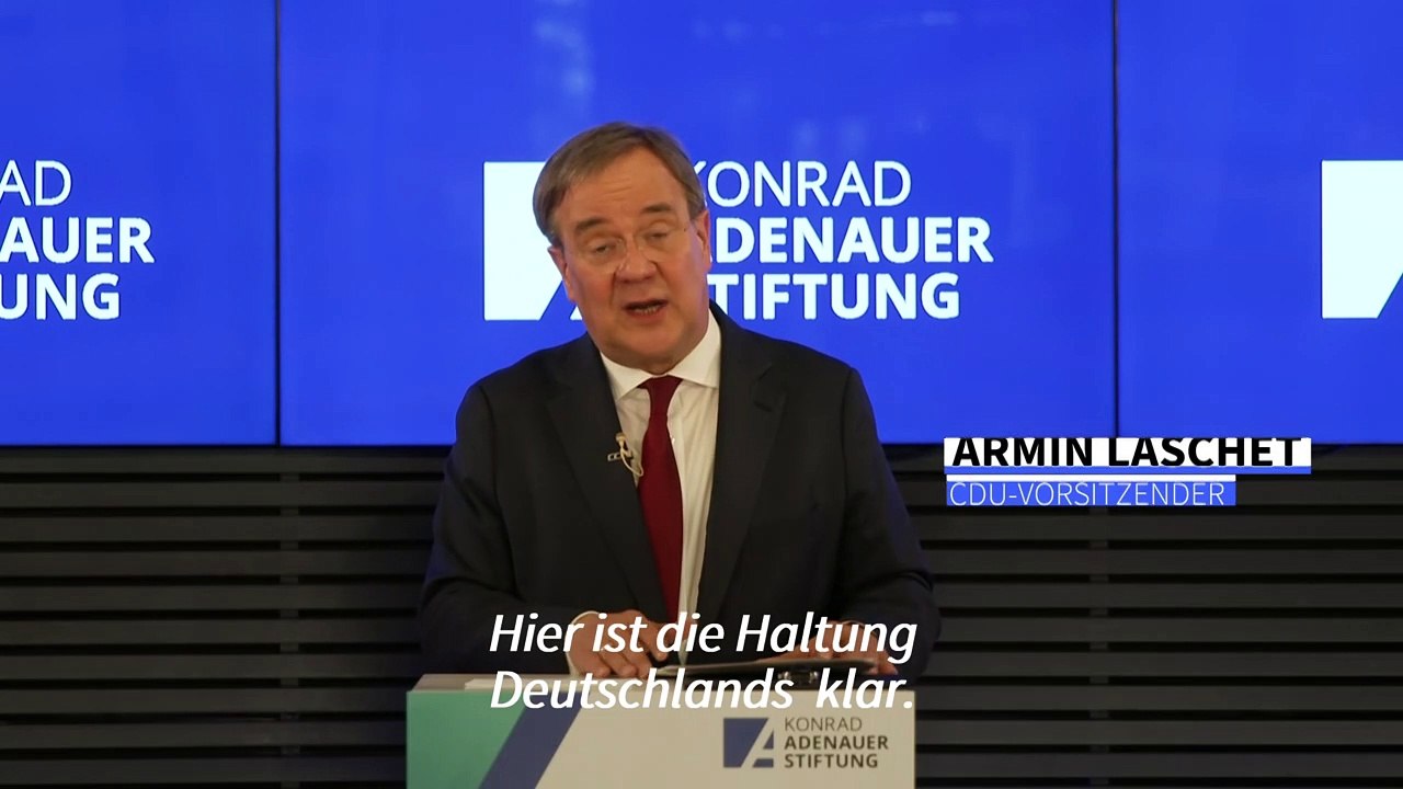 Laschet sichert Israel die Unterstützung Deutschlands zu