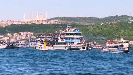 İSTANBUL - Siyah-beyazlı takım, Vodafone Park'a geldi