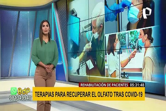 Secuelas del COVID-19: realizan terapias para recuperar el olfato
