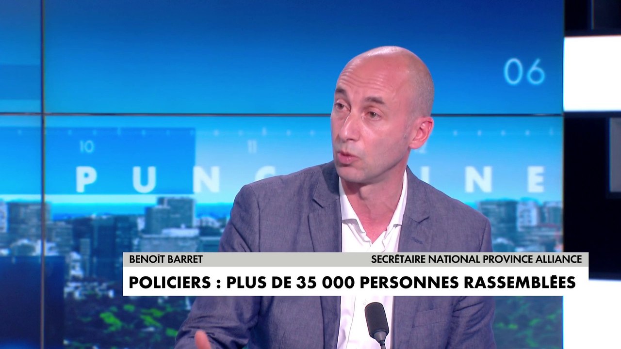 Benoît Barret, secrétaire national province Alliance : « Lorsqu'un policier tombe, c'est un pan de la démocratie qui tombe »