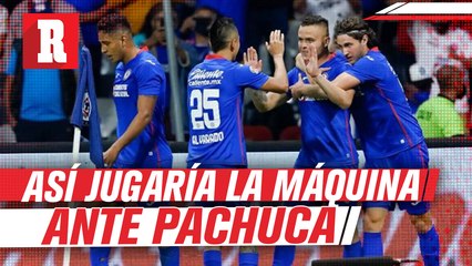 Así jugaría el conjunto celeste la ida de Semifinales ante Pachuca