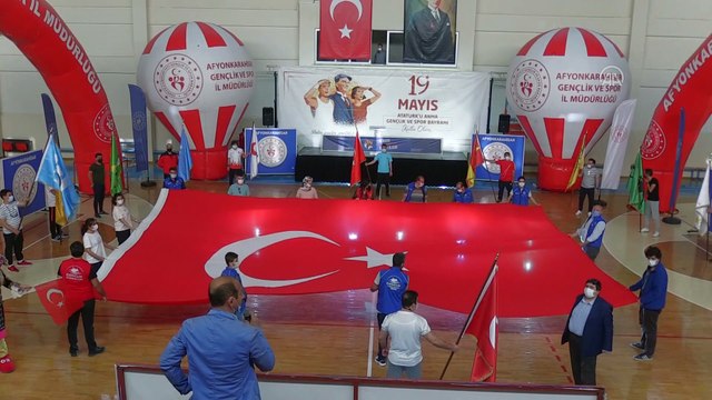 AFYONKARAHİSAR - 19.19'da İstiklal Marşı okundu