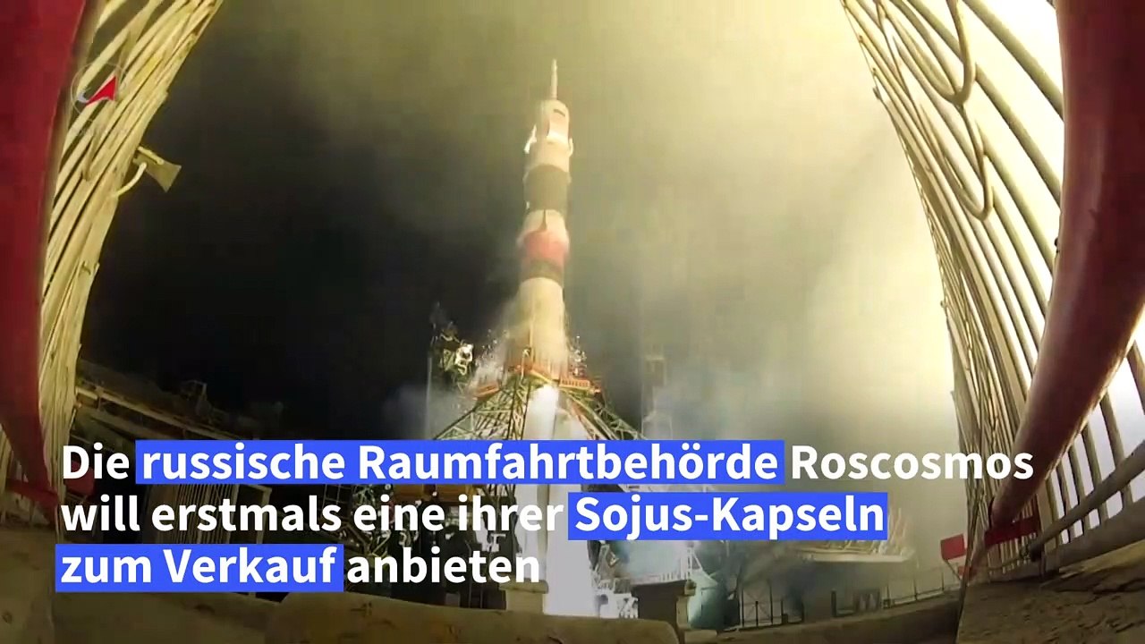 Russland bietet eine Sojus-Raumkapsel zum Verkauf an