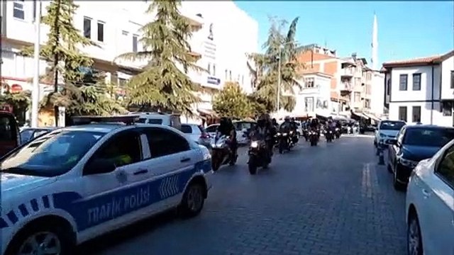 SAMSUN - Vezirköprü Motor Sporları Kulübü üyeleri 19 Mayıs için kortej oluşturdu