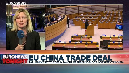 MEPs set to call for EU's investment deal with China to be frozen