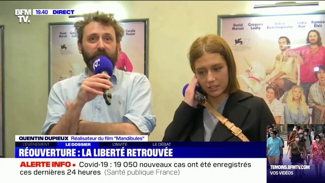 Réouvertures: Quentin Dupieux et Adèle Exarchopoulos ne veulent plus penser au passé