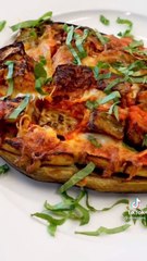 Inside-Out Air-Fried Eggplant Parm