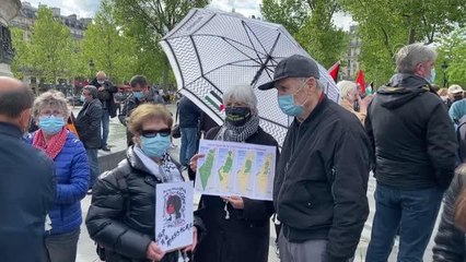Fransa'da Filistin'e destek gösterisi düzenlendi