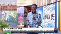 Entrepreneur Harrison Matti on a quest to open a chain of restaurants- Joy Business Van (19-5-21)