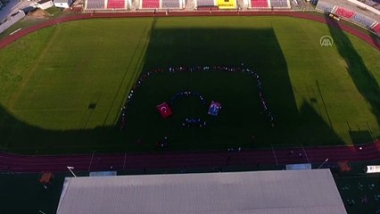 DÜZCE - Saat 19.19'da İstiklal Marşı okundu