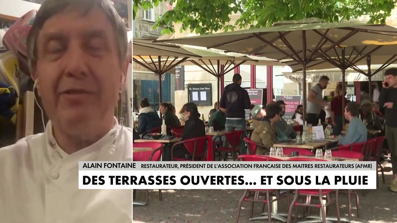 Alain Fontaine, restaurateur, sur la réouverture des terrasses : « C'est quelque chose d'assez exceptionnel qu'on est en train de vivre »