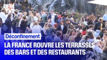 Les bars et les restaurants rouvrent leurs terrasses partout en France
