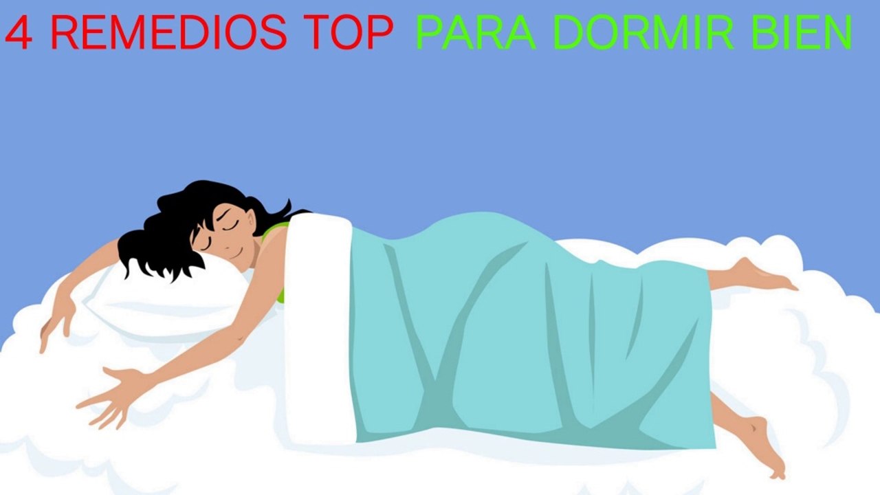 Mejores Remedios Naturales Para Dormir Bien. ADIOS INSOMNIO.
