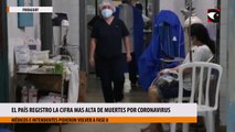 El país registro la cifra mas alta de muertes por coronavirus