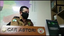 Capitão Astori fala sobre ação de policiais que, juntamente com Bombeiros, salvaram a vida de bebê em Cascavel
