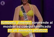 Kimberly Jiménez sorprende al mostrar su cuerpo tonificado en un desnudo artístico