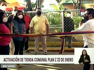Gobierno Nacional activa tienda comunal del Plan Z en el 23 de enero