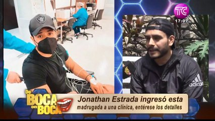 Jonathan Estrada fue hospitalizado de emergencia