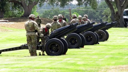 US Military News • The 91st Training Division • Artillery Salute • Fort Hunter May 15, 2021