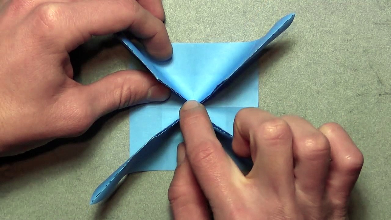 How To Make A Paper Ninja Star (Shuriken) - Easy Origami
