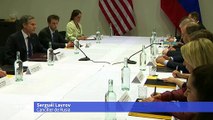 Estados Unidos y Rusia intentan mitigar la tensión en primer encuentro entre Blinken y Lavrov