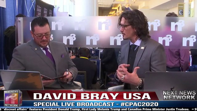 Rock Star David Bray At Cpac 2020 With Next News Network'S Gary Franchi