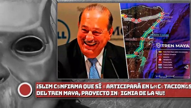 ¡Slim confirma que sí participará en las licitaciones del Tren Maya, proyecto insignia de la 4T!
