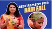 முடி உதிர்வுக்கு தீர்வு! - Hair Fall Control Oil & Pack | Natural Home Remedies | Vasundhara Tips
