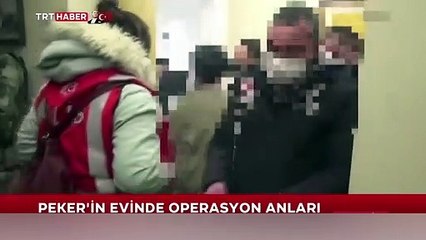 Sedat Peker'in evine yapılan operasyonun görüntüleri yayınlandı