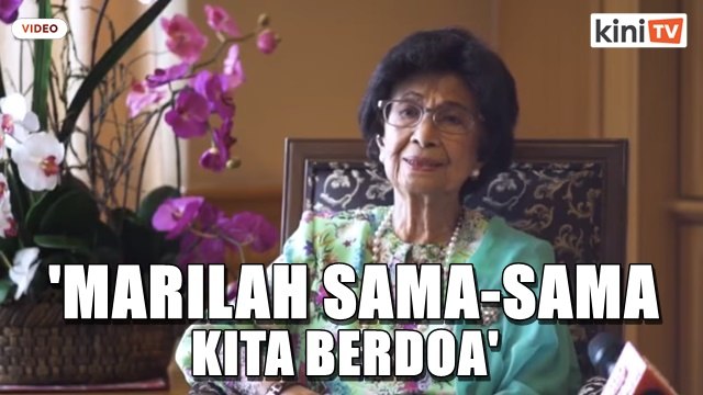 Kes Covid-19 semakin meningkat, Siti Hasmah seru berdoa esok