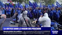 Manifestation de policiers: le syndicat Alliance a mis en scène de faux meurtres de policiers pour dénoncer le manque de sanctions pénales