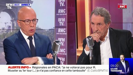 Éric Ciotti "déplore cette rupture entre la police et la justice"
