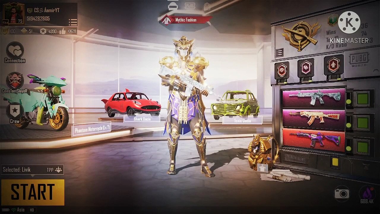 Pubg Carded  Account For Sale | M416 Glacier Max Account Sell | Mythic Fashion Account For Sell