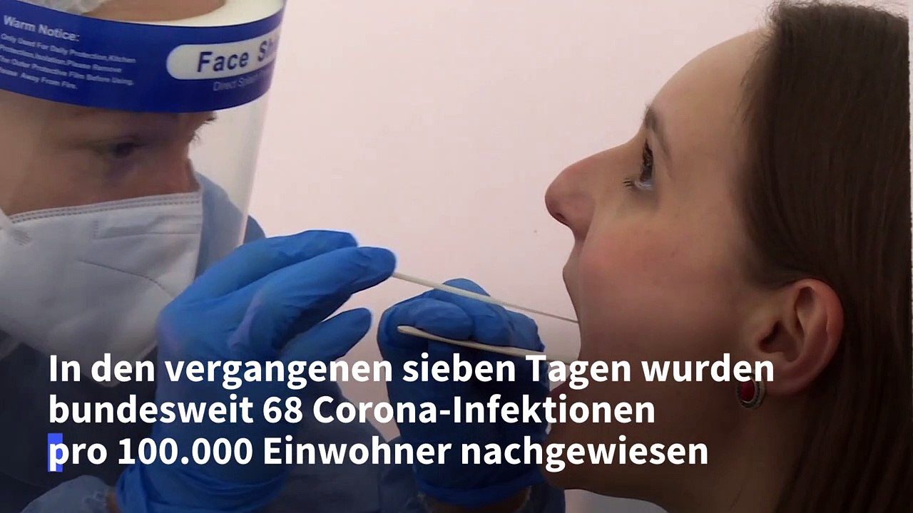 Bundesweite Sieben-Tage-Inzidenz sinkt weiter