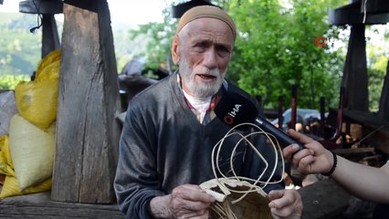 60 yıllık sepet ustasının tek tesellisi sepetleri
