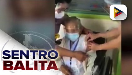 103-anyos na lola sa Davao City, nagpabakuna kontra COVID-19