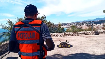 Présentation des drones de surveillance de la police municipale de Nice 1/3