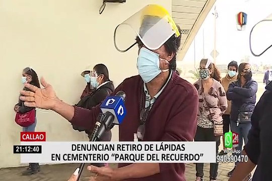 Callao: más de 50 familias denuncian desaparición de lápidas en cementerio Parque del recuerdo