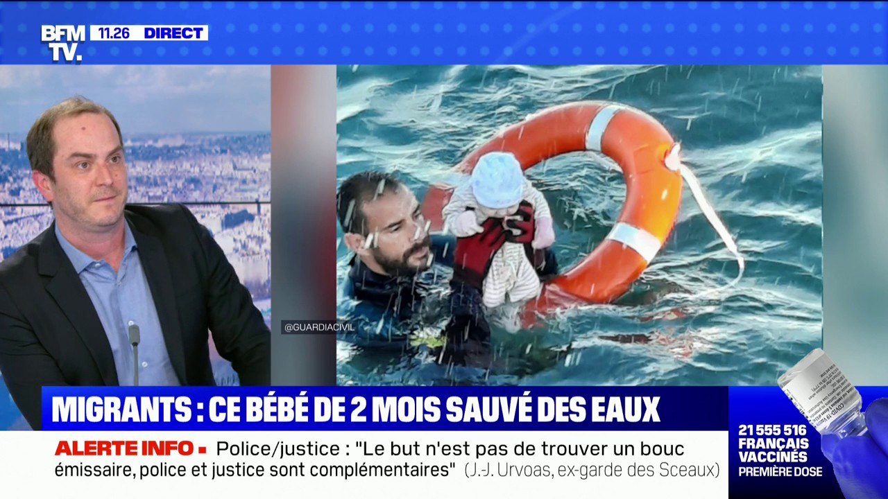 Migrants à Ceuta: Un policier espagnol sauve un bébé de la noyade et fait le tour des réseaux sociaux