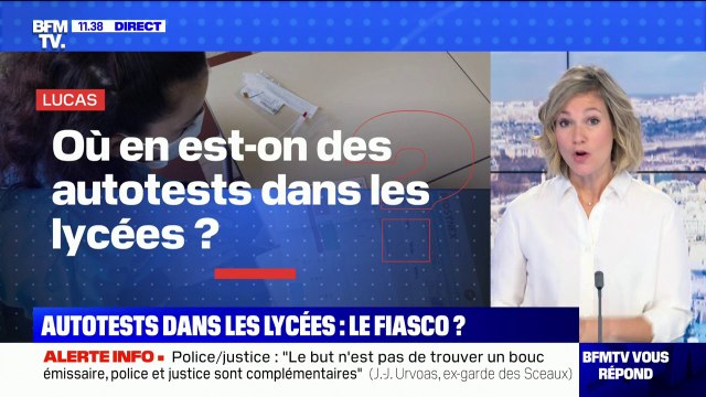 Où en sont les autotests dans les lycées? BFMTV répond à vos questions