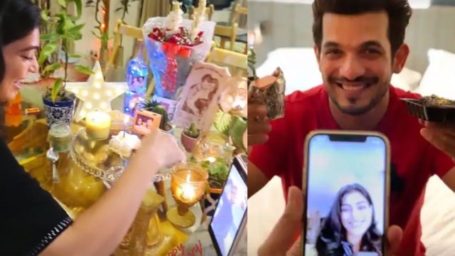 Khatron ke Khiladi 11 के सेट पर Arjun Bijlani ने Wife संग ऐसे मनाई Virtual वेडिंग एनिवर्सरी