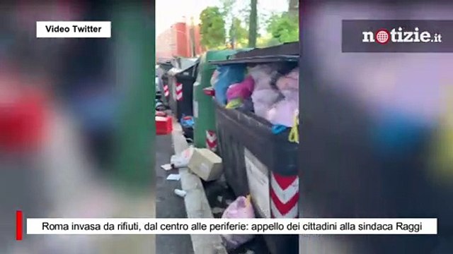 Roma invasa da rifiuti, dal centro alle periferie: appello dei cittadini alla sindaca Raggi
