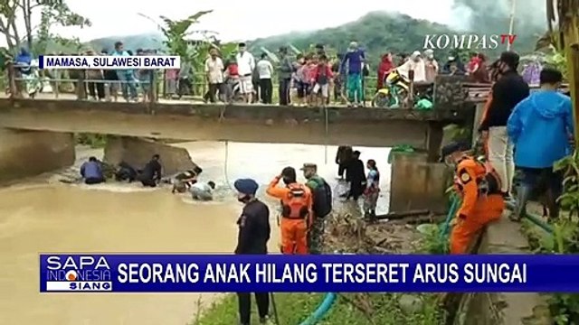 Bocah 6 Tahun Jatuh ke Parit dan Terseret Arus Sungai Mambi Saat Bermain Bersama Kakaknya