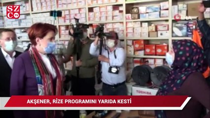 Video herunterladen: Meral Akşener Rize programını yarıda kesti