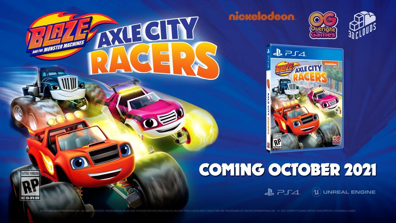Blaze and the Monster Machines Axle City Racers - Announce Trailer PS4 -  video Dailymotion