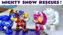 Paw Patrol Mighty Pups Charged Up Snow Monster Rescues with the Funny Funlings Thomas and Friends and DC Comics in this Family Friendly Full Episode English Video for Kids from Kid Friendly Family Channel Toy Trains 4U