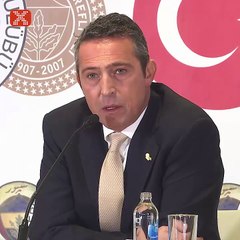 Ali Koç: "Fenerbahçeliyseniz bu formanın bu kulübün başarısını hep istersiniz"